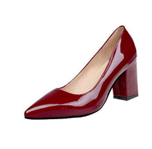 Load image into Gallery viewer, 2020 Women&#39;s High Heels Sexy Bride Party mid Heel Pointed toe Shallow mouth High Heel Shoes Women shoes big size 35-43
